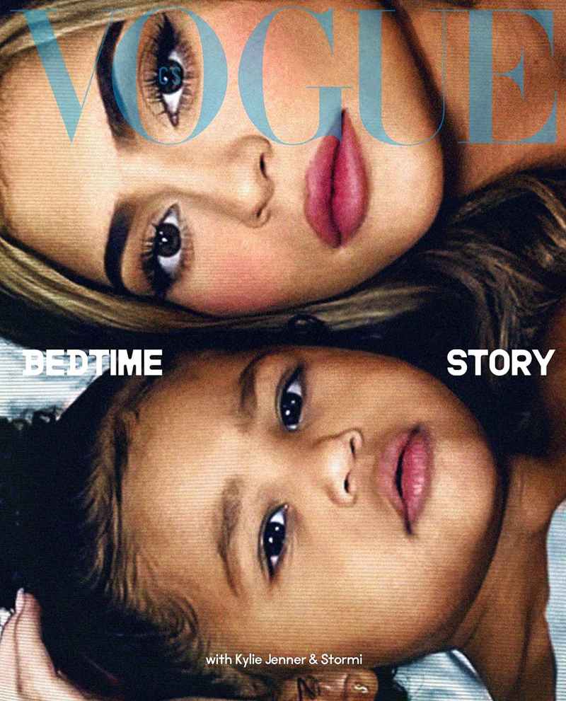 Kylie Jenner and Stormi on the cover of Vogue Czechoslovakia