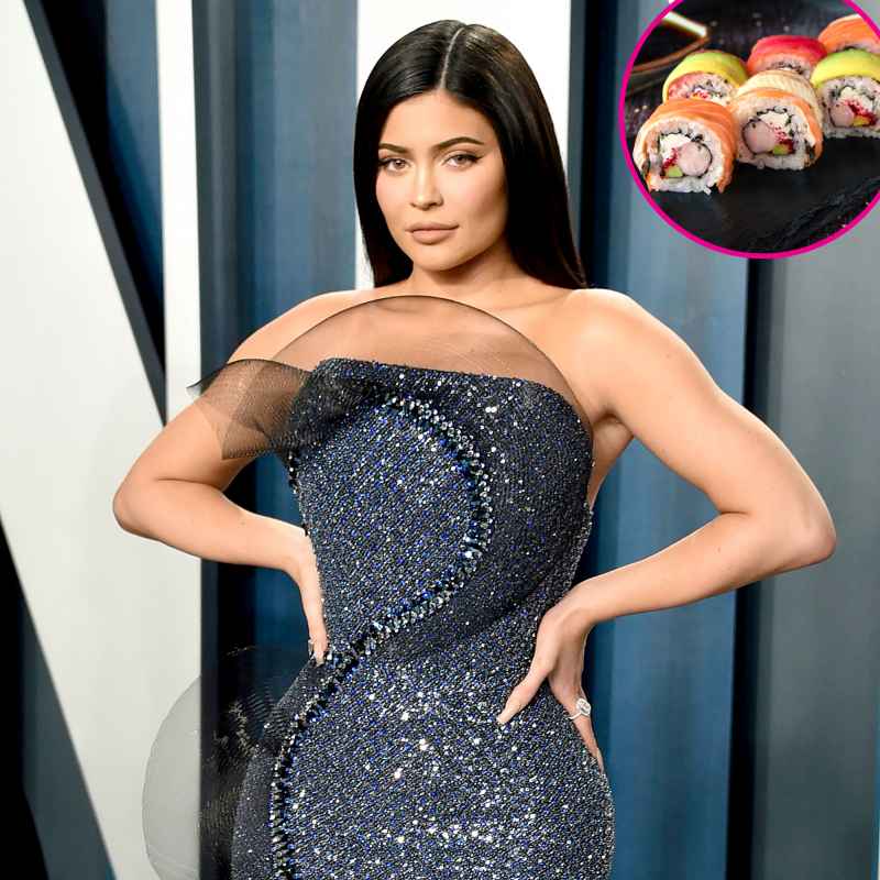Kylie Jenner sushi