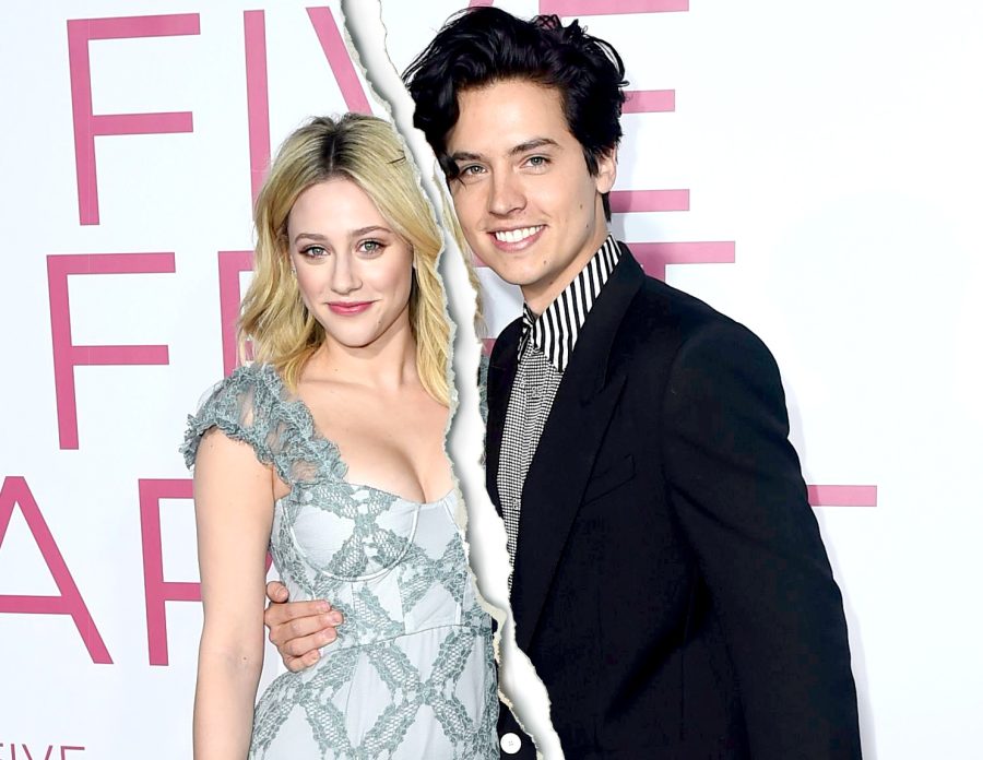 Lili Reinhart Cole Sprouse split