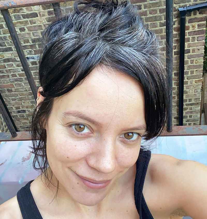 The Internet Is Obsessed With Lily Allen's Natural Grays