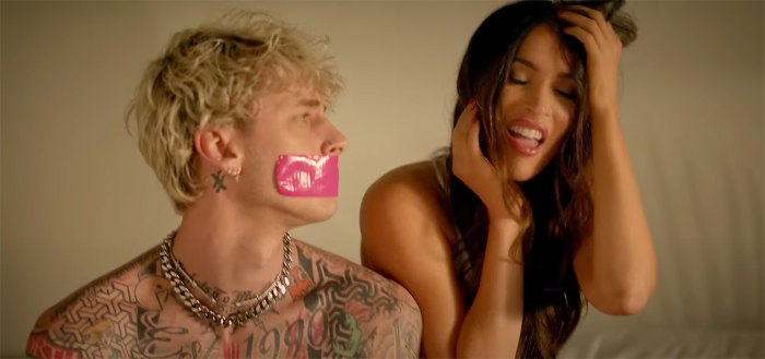 Machine Gun Kelly Gets Flustered When Asked About Filming Steamy Megan Fox Music Video 2