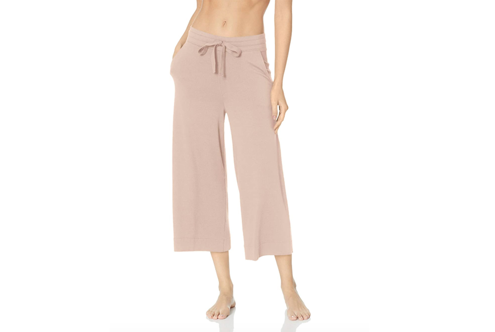 Mae Women's Loungewear Supersoft French Terry Cropped Pant