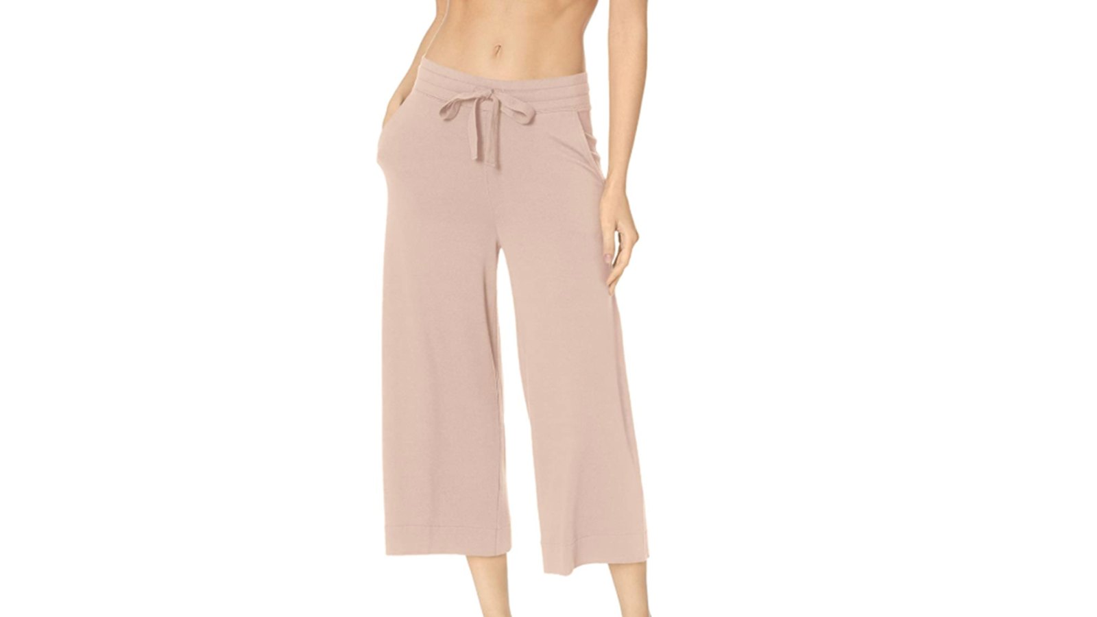 Mae Women's Loungewear Supersoft French Terry Cropped Pant