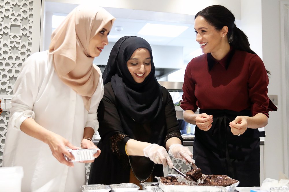 Meghan Markle visits the Hubb Community Kitchen Prince Harry and Meghan Markle Send Thanks to UK Charity for Distributing Meals During the COVID-19 Pandemic