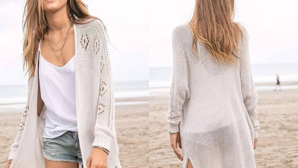 Misassy Women's Open Front Knit Sweater