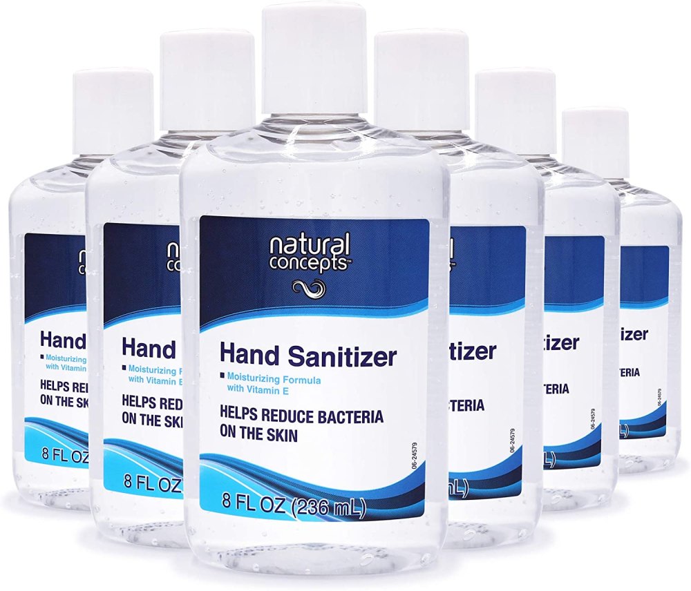 Natural Concepts Hand Sanitizer Gel, 6-Pack