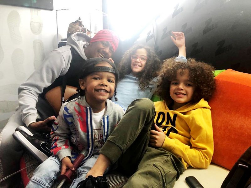 Nick Cannon and his children Celebrity Parents Describe Talking to Their Children About Interacting With the Police