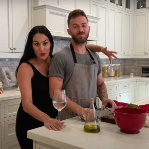 Nikki Bella and Artem Chigvintsev Show Off Their Kitchen
