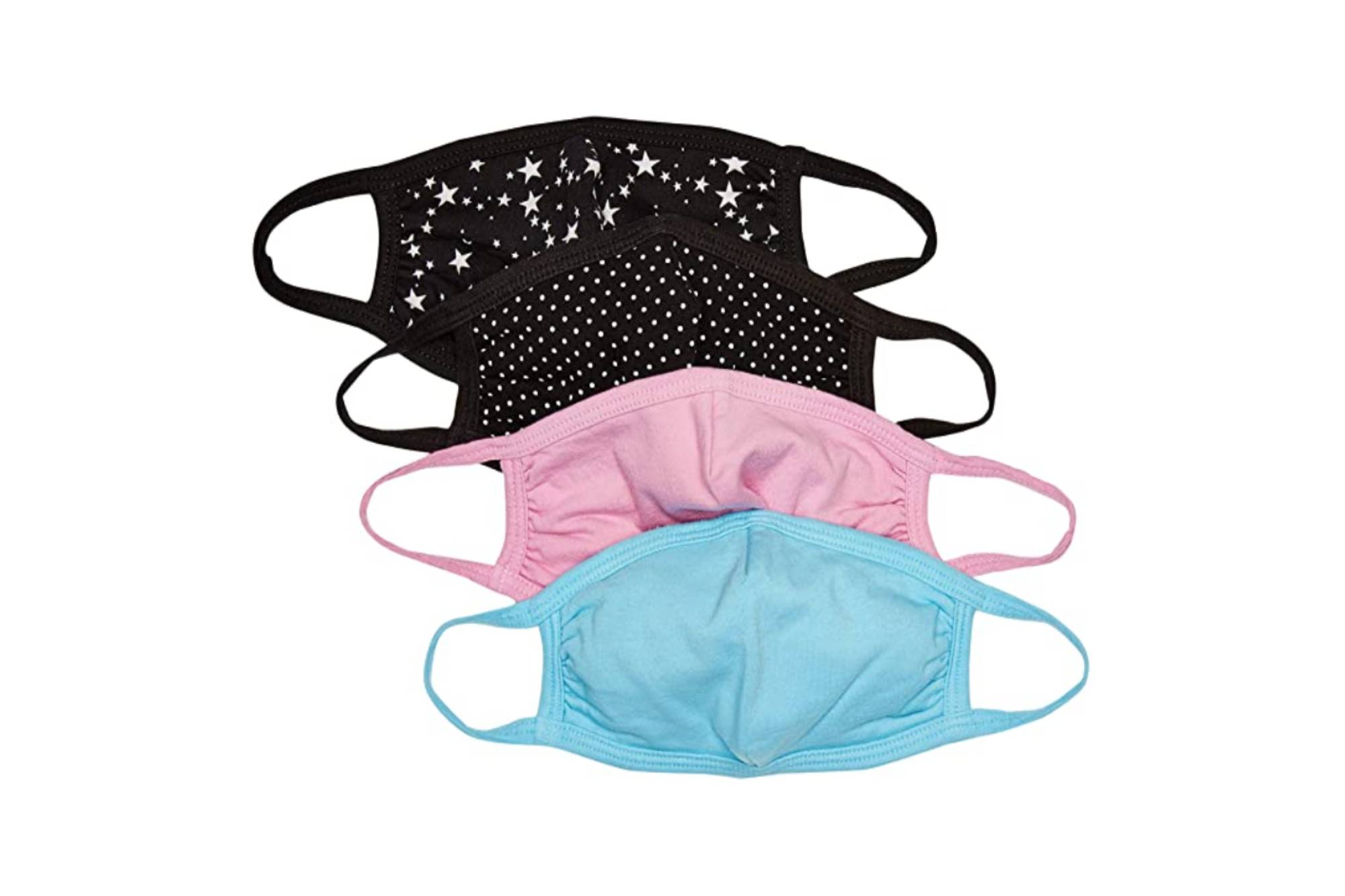 Quality Durables Adults and Kids 4-Pack Reusable Face Covering