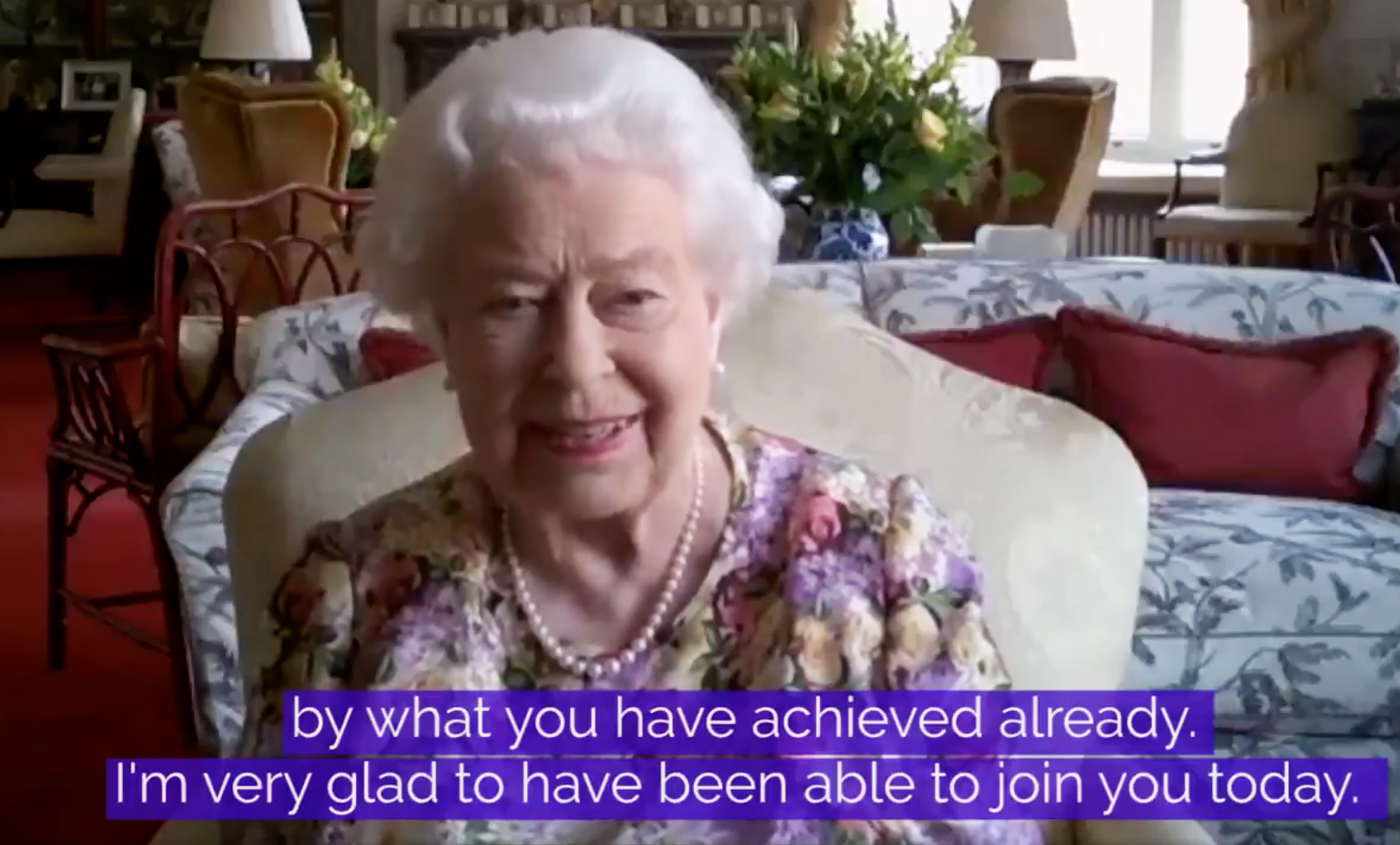 Queen Elizabeth II Takes Part in Her 1st Public Zoom Ahead of Her 94th Birthday Parade