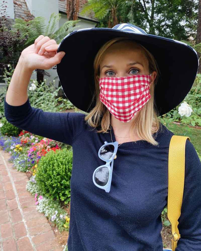 Reese Witherspoon Checker Mask