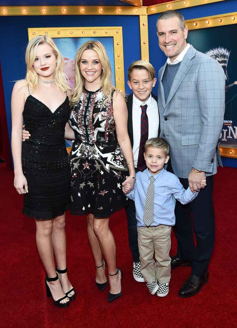Ava Phillippe, Reese Witherspoon, Deacon Phillippe, Tennessee James Toth and Jim Toth Reese Witherspoon Explain Racism and Bigotry to Son Tennessee