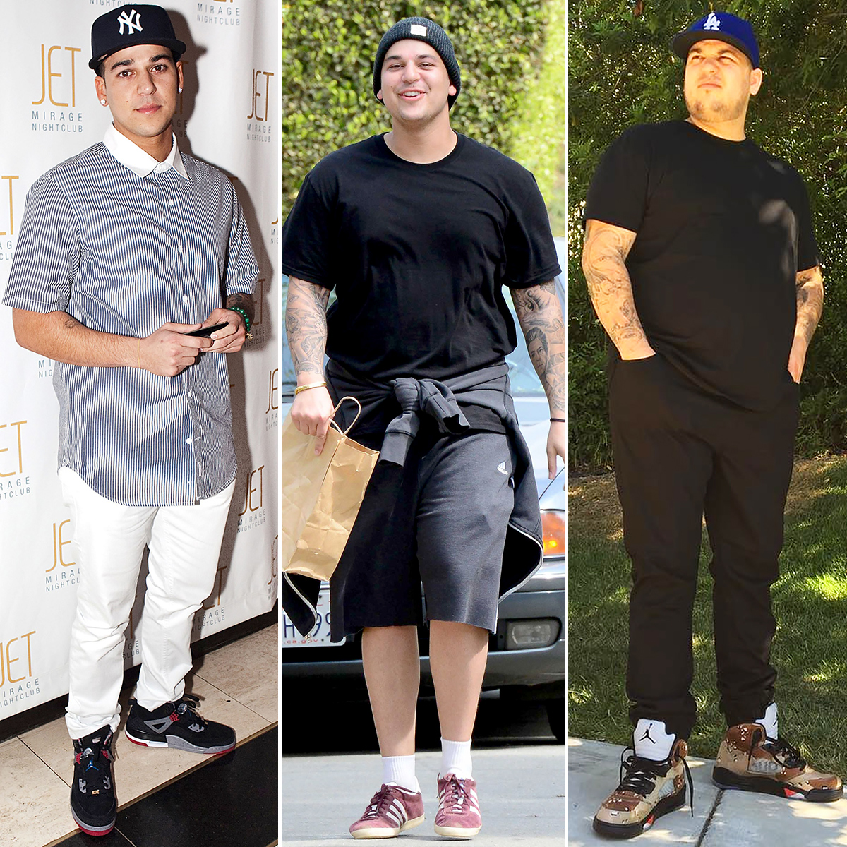Rob Kardashian Body Evolution