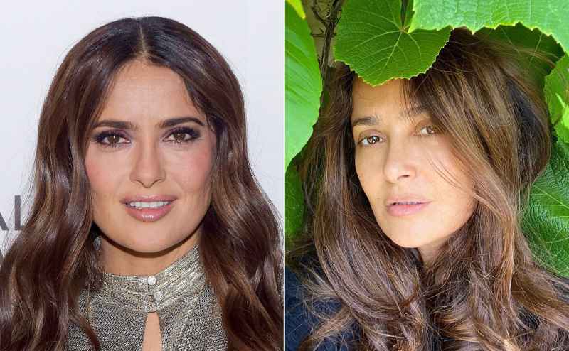 Salma Hayek Becomes One With Nature in Makeup-Free Selfie