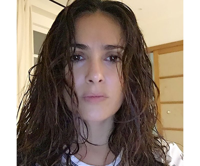 See Salma Hayek's Most Iconic Makeup-Free Selfies From Over the Years