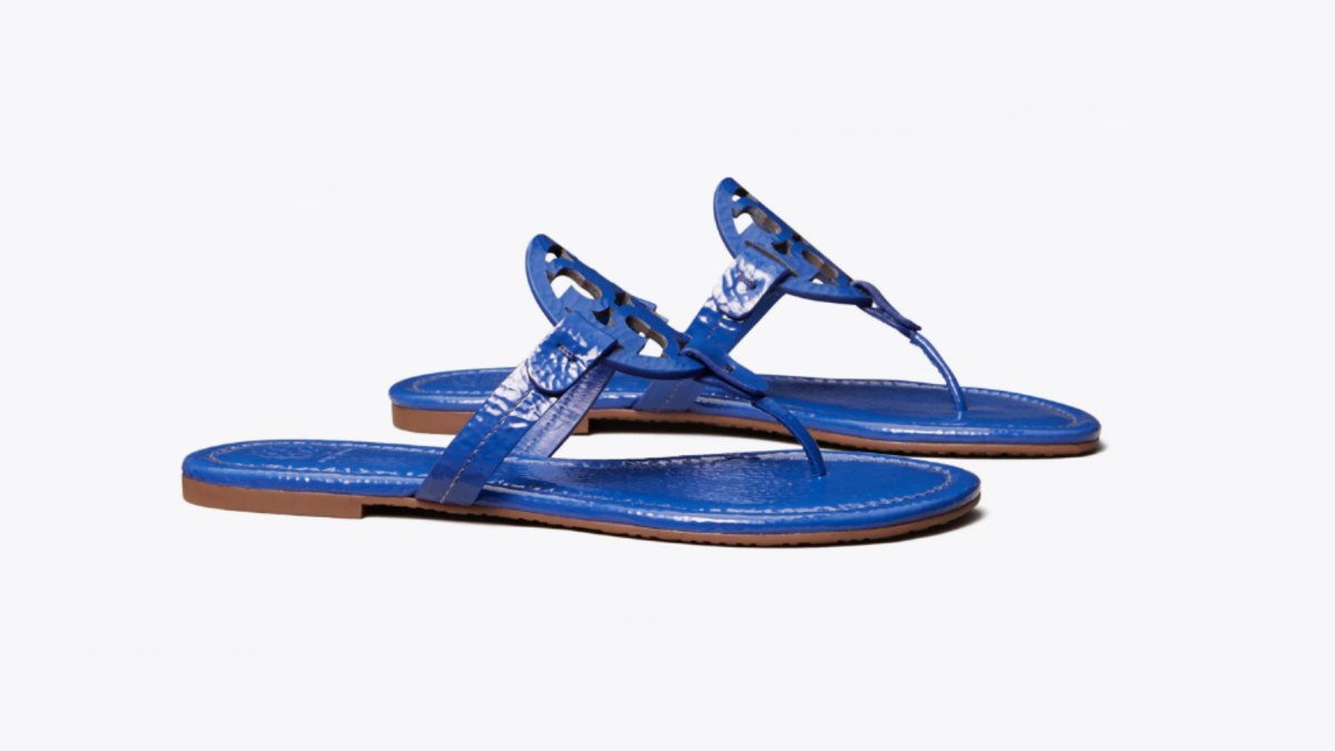 Tory Burch Miller Sandals Are Nearly $60 Off in Blue | UsWeekly