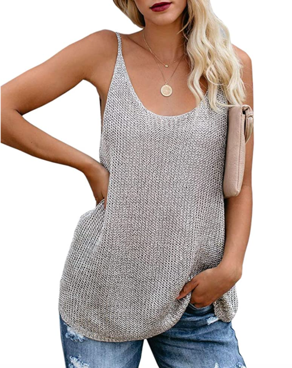Sherrylily Loose Knit Tank Tops Have a Touch of Stunning Sheen | UsWeekly
