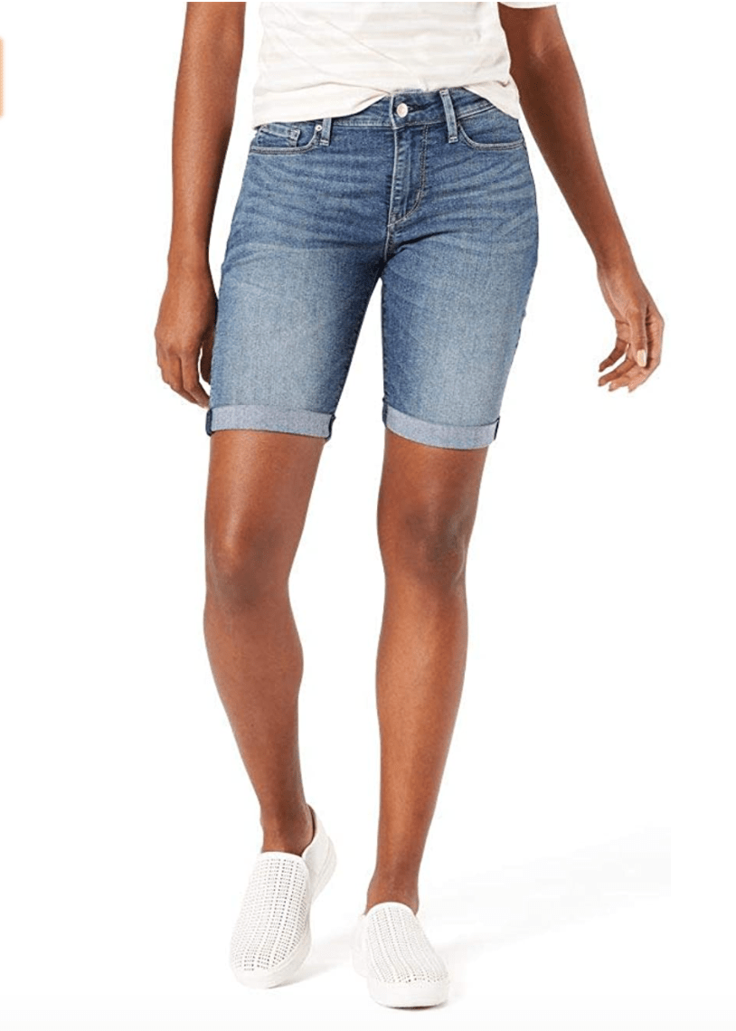Signature by Levi Strauss & Co. Gold Label Women's Mid-Rise Bermuda Shorts (Cape Town)