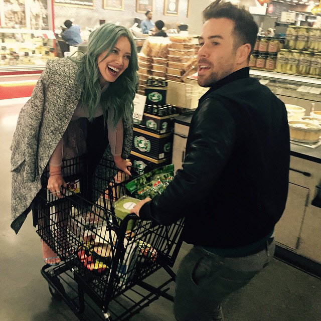 Hilary Duff Stars Going Grocery Shopping