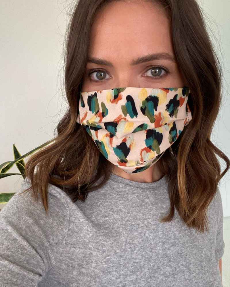 Mandy Moore Stars Wearing Masks
