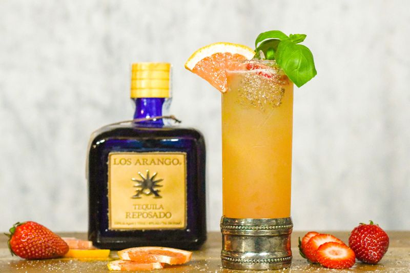Strawberry Basil Paloma Simple Summer Cocktail Recipes to Help You Cool Off