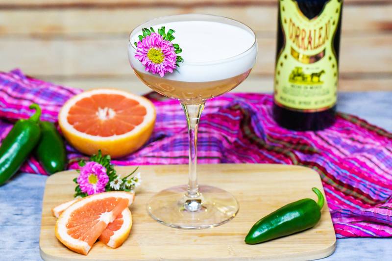 Tequila Spicy Grapefruit Sour Simple Summer Cocktail Recipes to Help You Cool Off