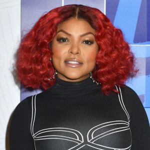 See Taraji P. Henson's Bright Red Afro That 'Defies Gravity'