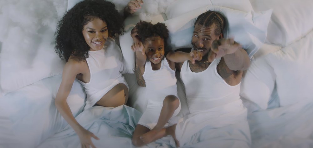 Teyana Taylor Is Pregnant Shows Baby Bump in Wake Up Love Music Video 1