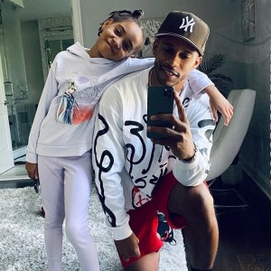 Victor Cruz and daughter Kennedy