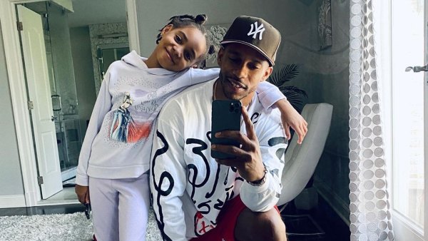 Victor Cruz and daughter Kennedy