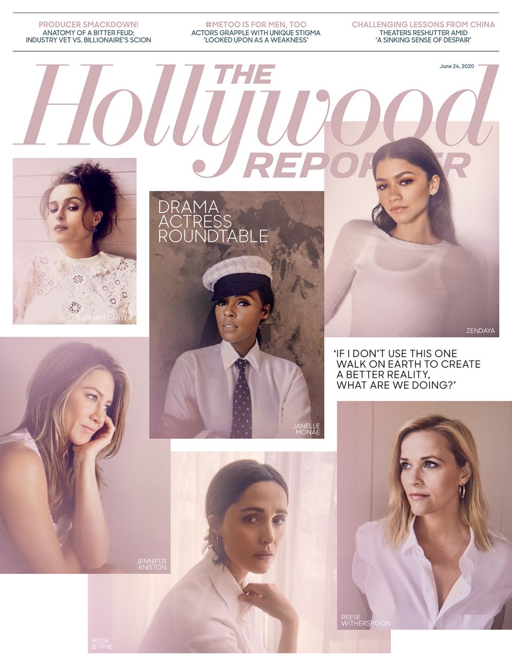 Hollywood Reporter Cover Zendaya Admits to Feeling a Heavy Responsibility to Represent Black Women in Hollywood