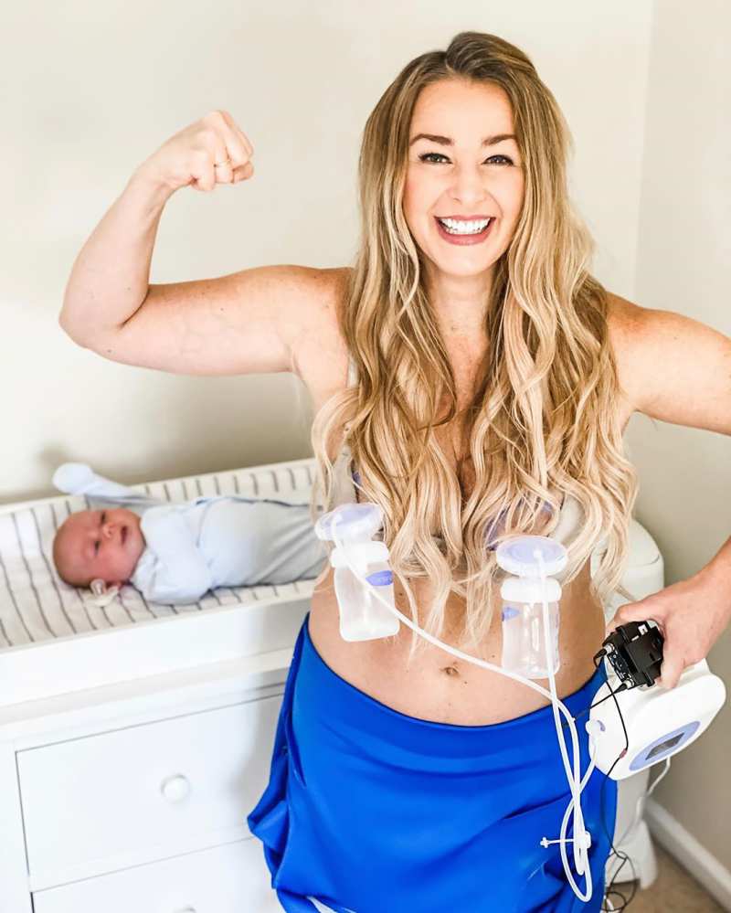 Celebrity Moms Pumping Breast Milk: Pics