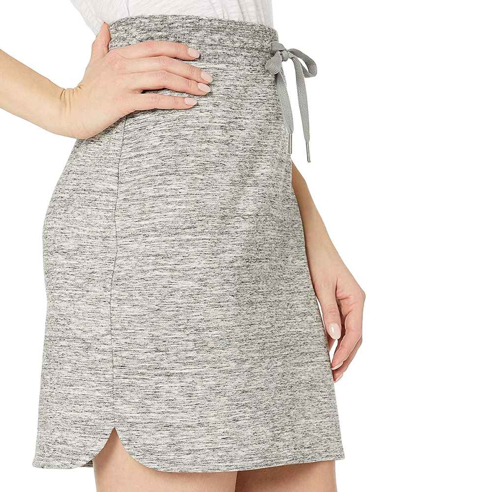 Daily Ritual Terry Cotton and Modal Sweatshirt Skirt
