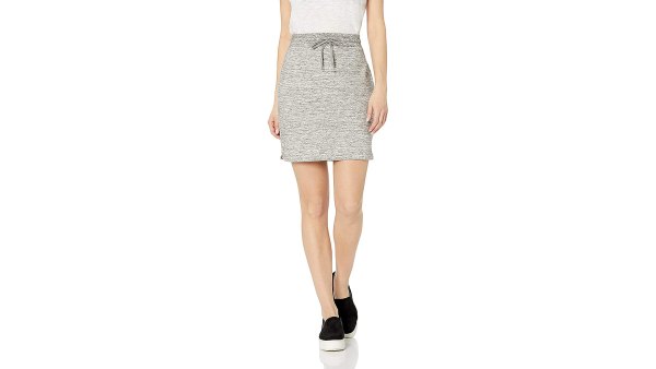 Daily Ritual Terry Cotton and Modal Sweatshirt Skirt