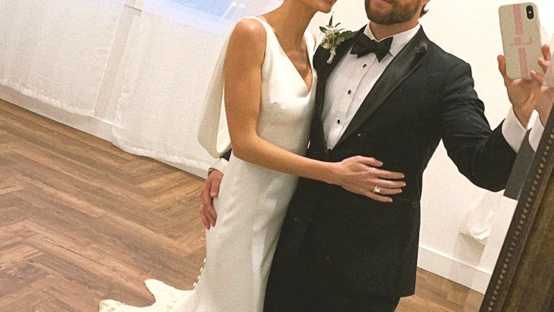lauren bushnell and chris lanes whirlwind romance photos officially wed