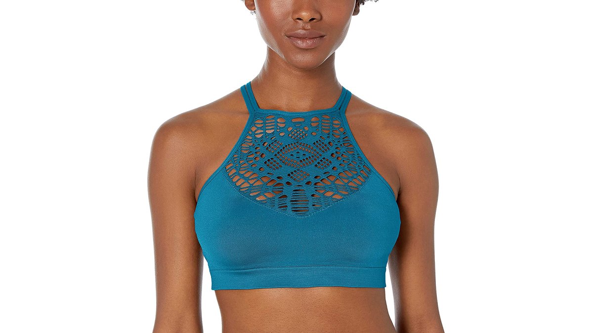 Mae High-Neck Bralette With Cutouts