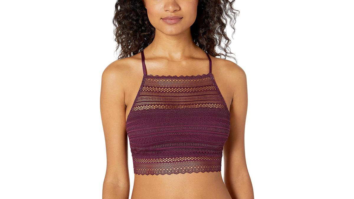 Mae Women’s High-Neck Lace Bralette