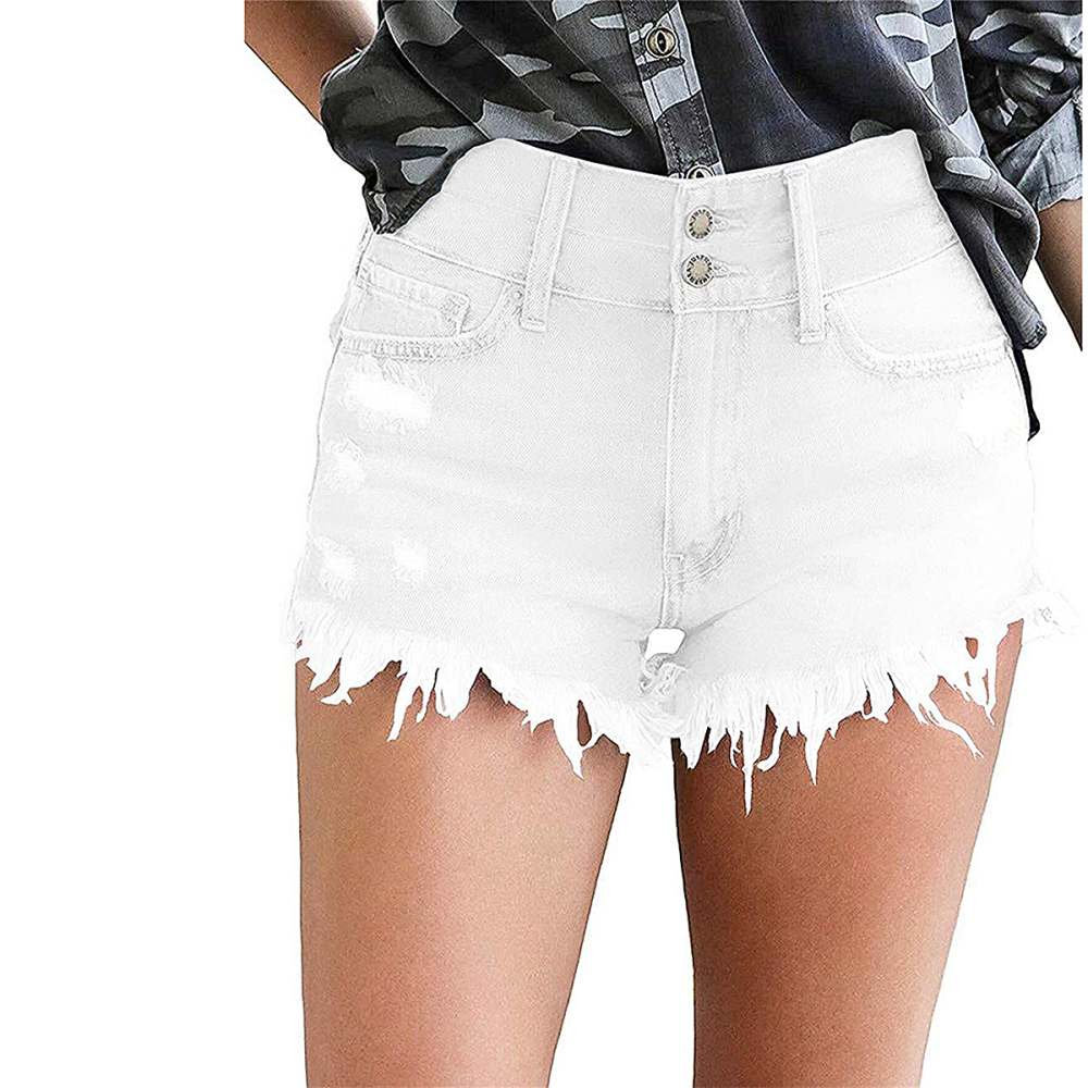 Modarani Cut-Off Denim Shorts