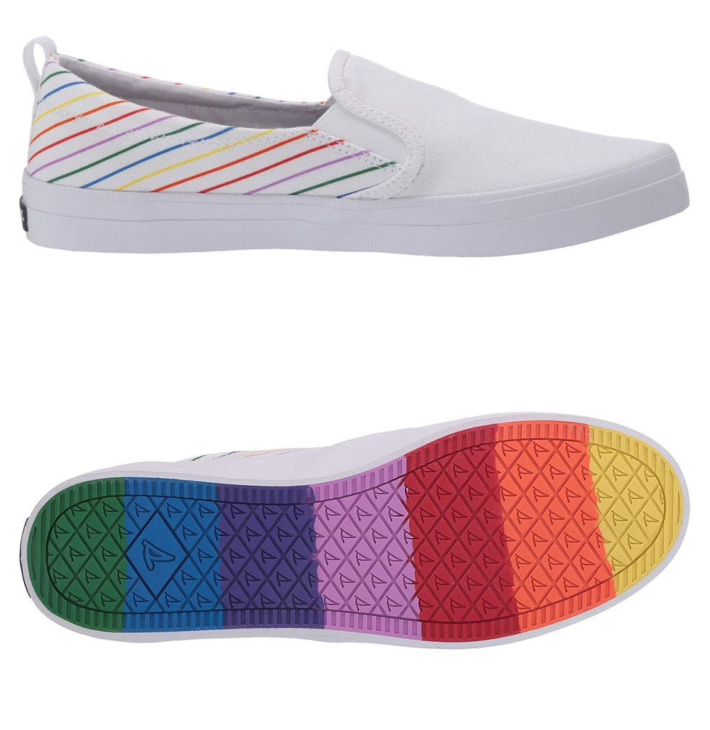Sperry Crest Twin Gore Pride Slip-Ons