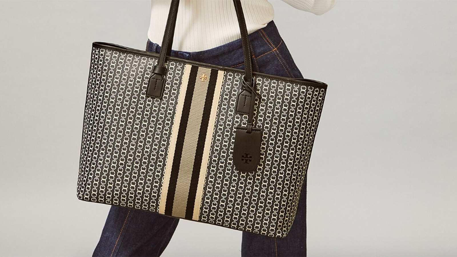 Tory Burch Perry logo-print Tote Bag - Farfetch