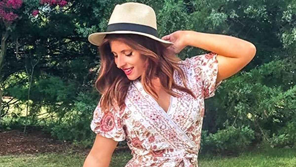 ZESICA Summer Wrap V Neck Bohemian Mini Dress