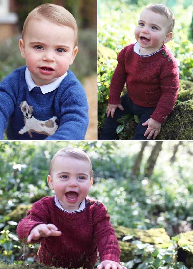 Prince Louis First Birthday Photos Duchess Kate and Prince William Kids Birthday Portraits Over the Years