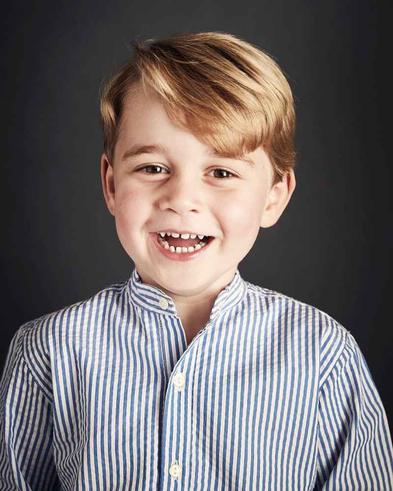 Prince George Fourth Birthday Photo Duchess Kate and Prince William Kids Birthday Portraits Over the Years