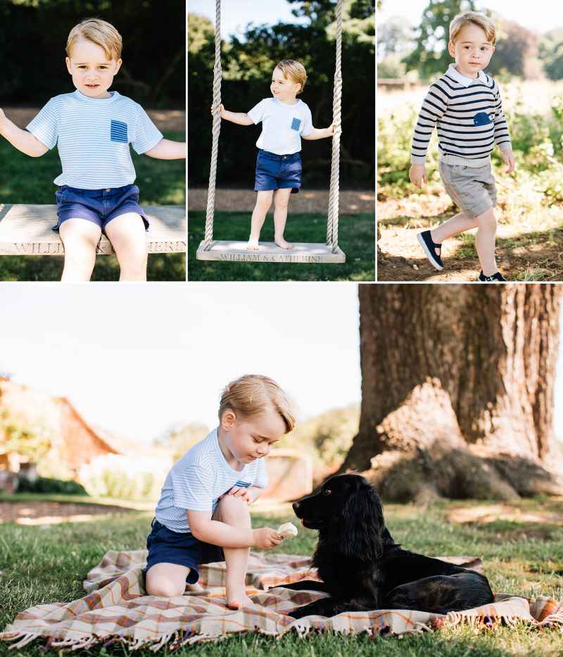 Prince George Third Birthday Photos Duchess Kate and Prince William Kids Birthday Portraits Over the Years