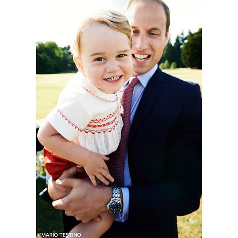Prince George Second Birthday Photo Duchess Kate and Prince William Kids Birthday Portraits Over the Years