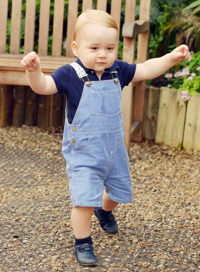 Prince George First Birthday Photo Duchess Kate and Prince William Kids Birthday Portraits Over the Years