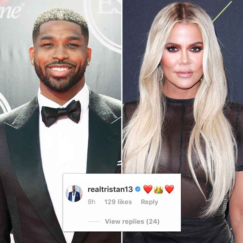Tristan Thompson Calls Khloe Kardashian A Queen All the Times Tristan Thompson Has Flirted With Khloe Kardashian on Instagram