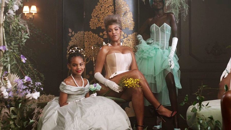 Beyonce and Blue Ivy Carter in Black Is King All the Times Beyonce Kids Blue Ivy Sir and Rumi Appeared in Black Is King Visual Album
