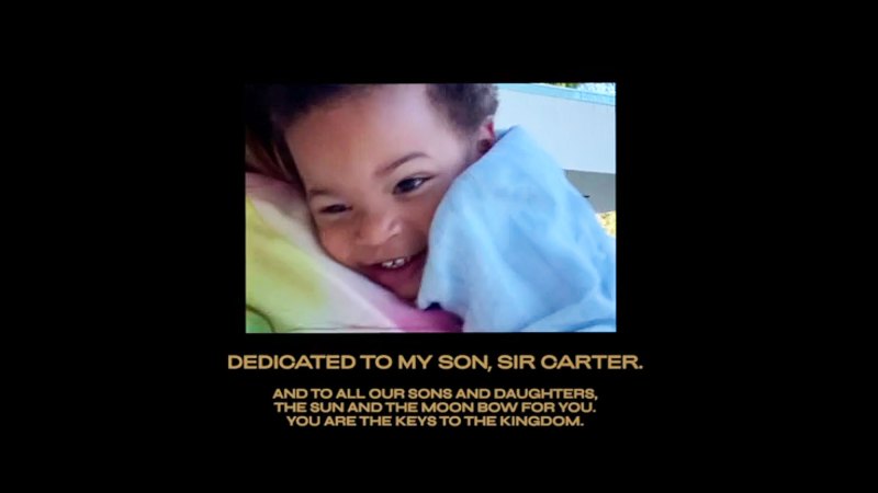 Dedication to Sir Carter in Black Is King All the Times Beyonce Kids Blue Ivy Sir and Rumi Appeared in Black Is King Visual Album