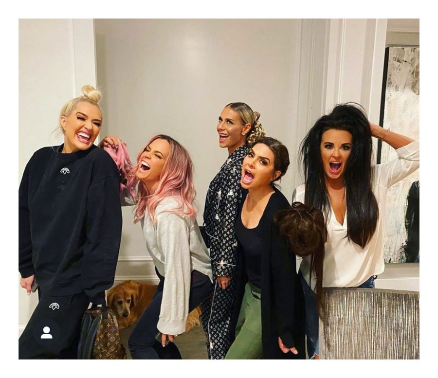Erika Jayne, Teddi Jo Mellencamp, Dorit Kemsley, Lisa Rinna, Kyle Richards Instagram RHOBH The Real Housewives of Beverly Hills Dramatic Reunion